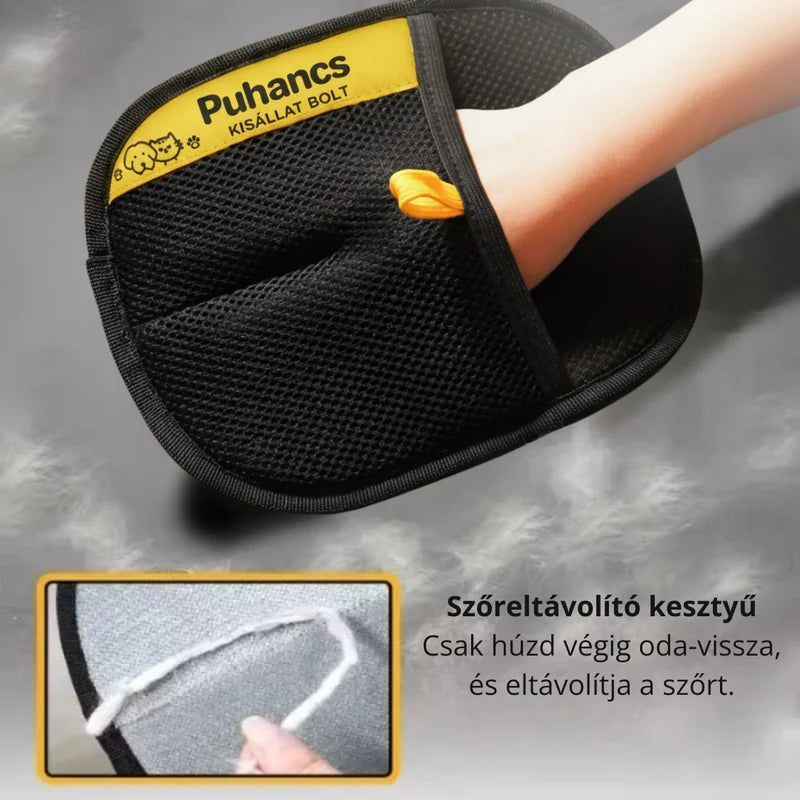 Szőreltávolító kesztyű